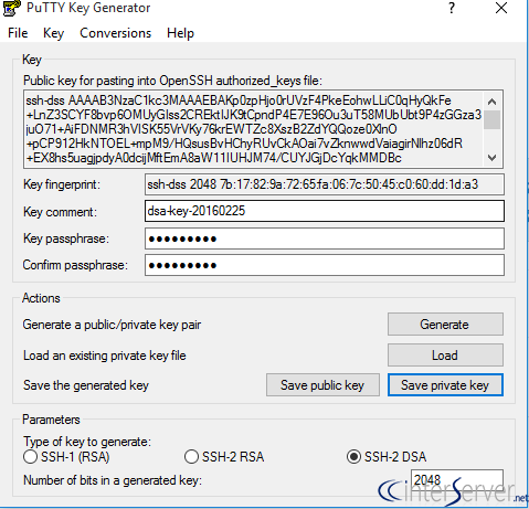 Generate ssh public key from private key